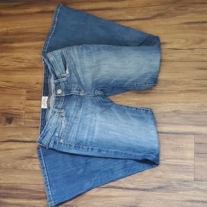 Aeropostale Hailey Flare Short Washed Jeans Size 5/6